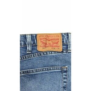Levis 514 Premium Straight Fit Men’s Jeans 38x30 Stretch Medium Wash Blue Denim
